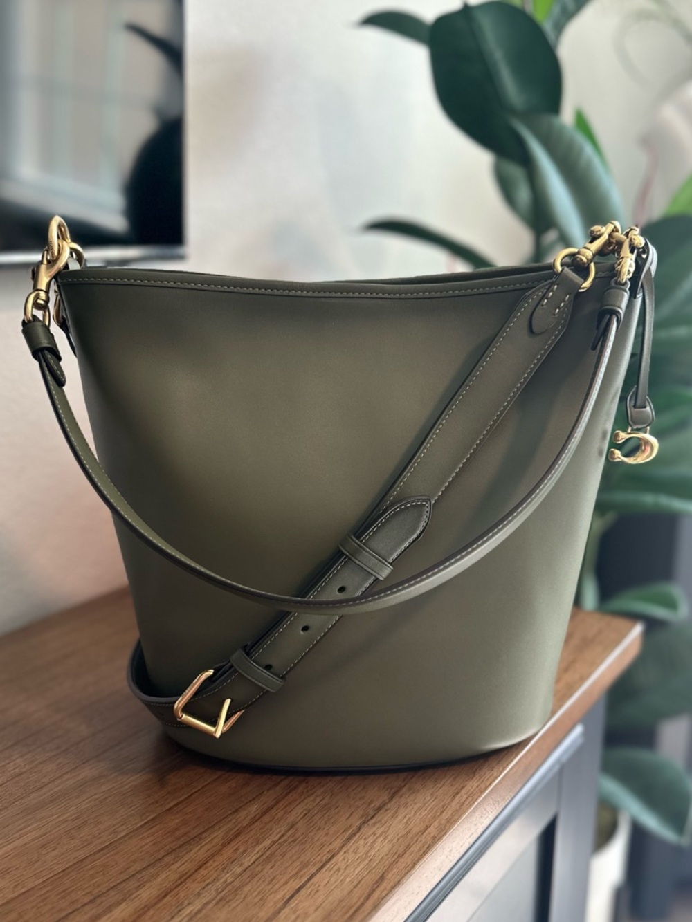 NWT - Coach Army Green Dakota Bucket Bag - Picture 13 of 13